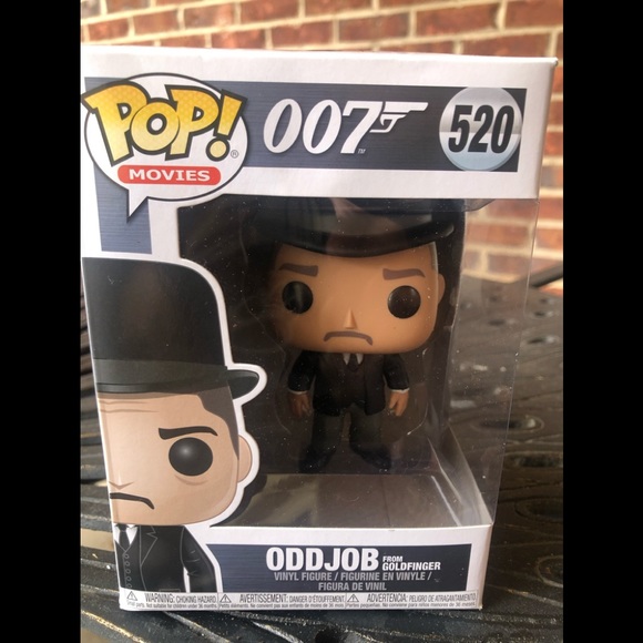 Pop! Movies James Bond OddJob #520 Vinyl Figure Funko